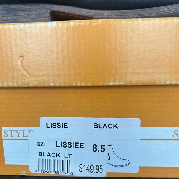 Miz Mooz Lissie Black Leather Booties - Picture 6 of 6